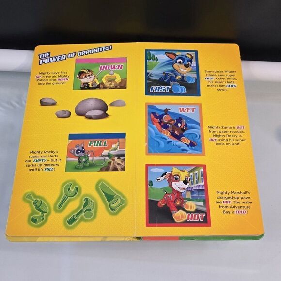 Nickelodeon PAW Patrol Mighty Pups Charged Up! Lift & Slide Board Book - Picture 6 of 8